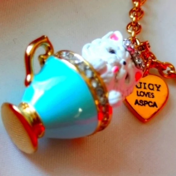 Juicy Couture Large White Persian 😺 Charm in a Cup--Support the ASPCA NWT - Picture 8 of 8